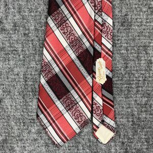 vintage 1980s Barwyn‎ Originale Tie Mens 54" Plaid Western Design Formal